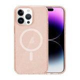 iPhone 15 Pro Skal Glitter MagSafe Guld