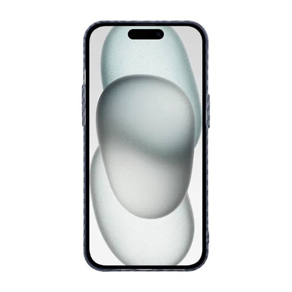 iPhone 15 Pro Skal Kolfibermönster Blå