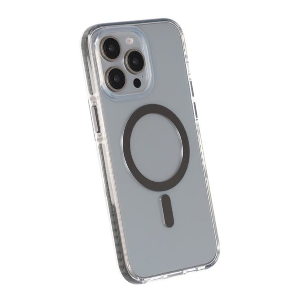 iPhone 15 Pro Skal Stöttålig MagSafe Grå