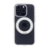 iPhone 15 Pro Skal Roterbart MagSafe Stativ Transparent