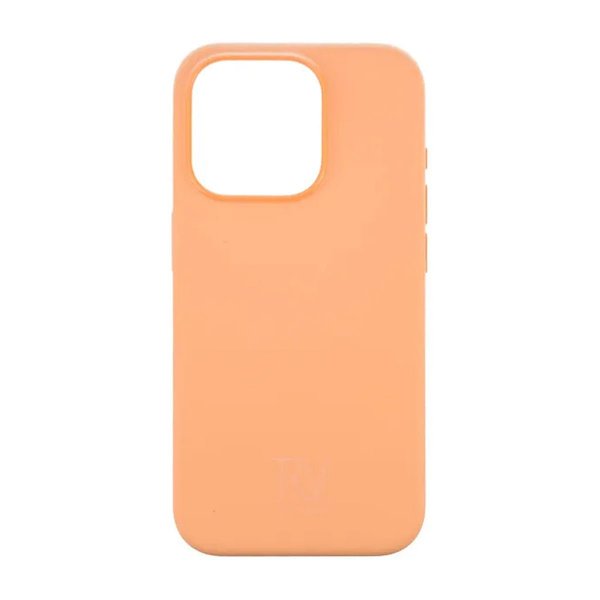 Rvelon iPhone 15 Pro Skal Silikon MagSafe Gul
