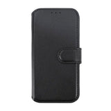 Rvelon iPhone 15 Pro Fodral Äkta Läder Svart