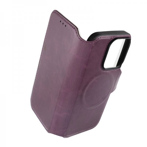 Rvelon iPhone 15 Pro Fodral 4 Kortfack MagSafe Lila