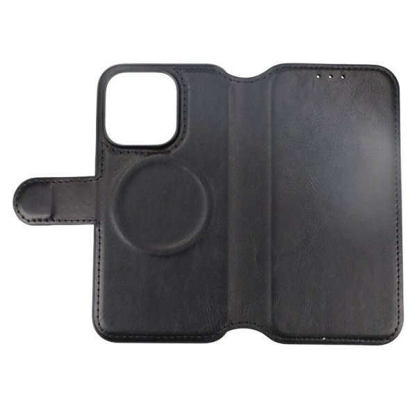 Rvelon iPhone 15 Pro Fodral 4 Kortfack MagSafe Svart