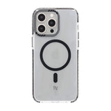Rvelon iPhone 15 Pro Skal TPU MagSafe Svart Transparent
