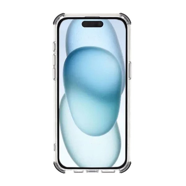 Rvelon iPhone 15 Pro Skal Förstärkta Hörn Grå