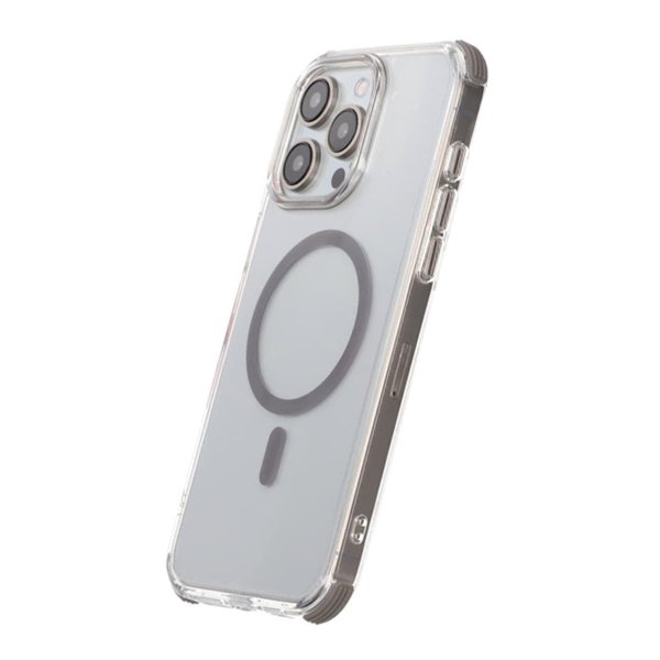 Rvelon iPhone 15 Pro Skal Förstärkta Hörn Grå