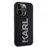 Karl Lagerfeld iPhone 15 Pro Skal 3D Rubber Karl Svart
