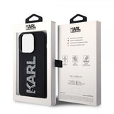 Karl Lagerfeld iPhone 15 Pro Skal 3D Rubber Karl Svart