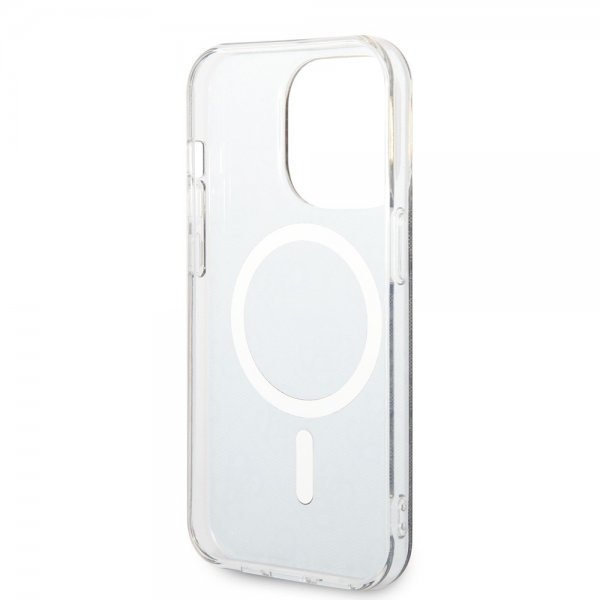 Guess iPhone 15 Pro Skal 4G Pattern MagSafe Svart