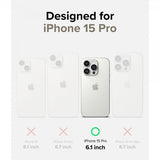 Ringke iPhone 15 Pro Skal Air Glitter Clear