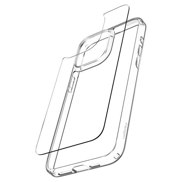Spigen iPhone 15 Pro Skal Air Skin Hybrid Crystal Clear