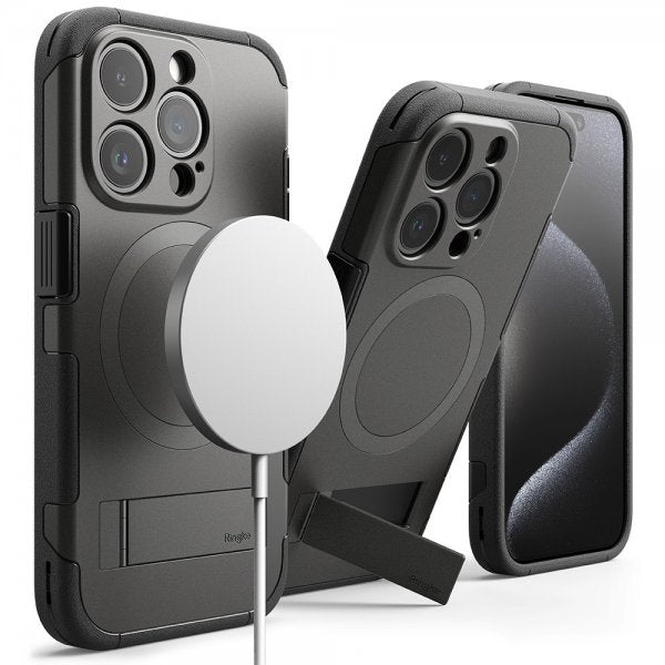 Ringke iPhone 15 Pro Skal Alles MagSafe Gun Metal
