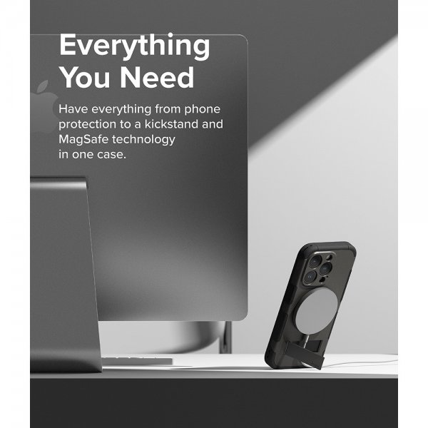 Ringke iPhone 15 Pro Skal Alles MagSafe Gun Metal