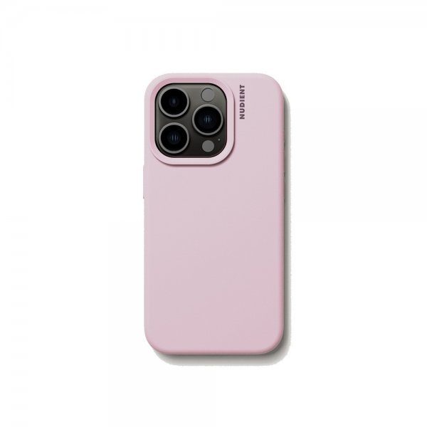 Nudient iPhone 15 Pro Skal Base Case Baby Pink