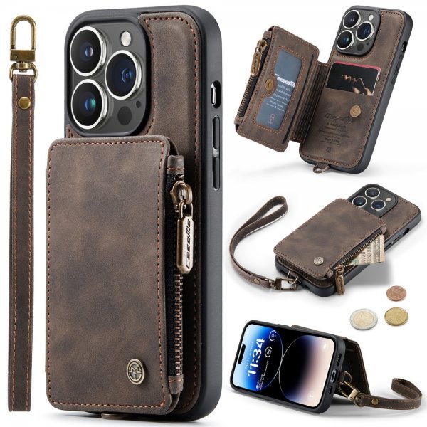 CaseMe iPhone 15 Pro Skal C20 Series Kaffe