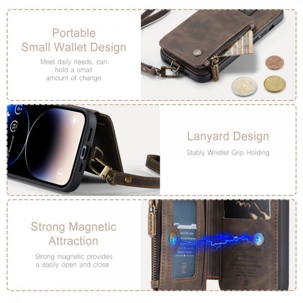 CaseMe iPhone 15 Pro Skal C20 Series Kaffe