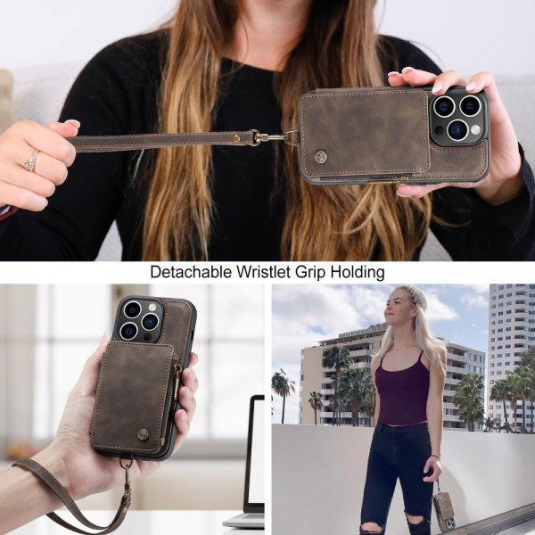 CaseMe iPhone 15 Pro Skal C20 Series Kaffe