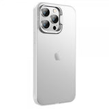 X-Level iPhone 15 Pro Skal Camera Frame Kickstand Transparent