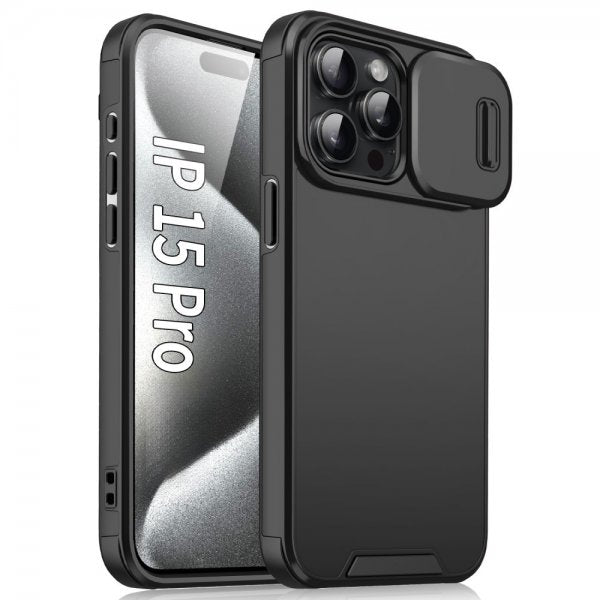 iPhone 15 Pro Skal Camera Slide Svart