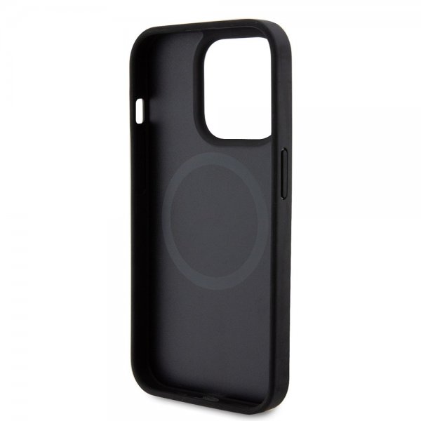 Ferrari iPhone 15 Pro Skal Carbon PU Leather MagSafe Svart