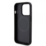 Ferrari iPhone 15 Pro Skal Carbon PU Leather MagSafe Svart
