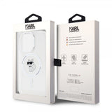 Karl Lagerfeld iPhone 15 Pro Skal Choupette MagSafe Transparent