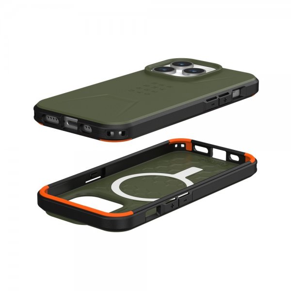 Urban Armor Gear (UAG) iPhone 15 Pro Skal Civilian MagSafe Olive Drab