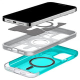 Spigen iPhone 15 Pro Skal Classic C1 MagFit Bondi Blue