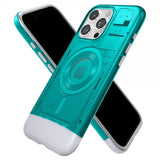 Spigen iPhone 15 Pro Skal Classic C1 MagFit Bondi Blue