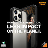 PanzerGlass iPhone 15 Pro Skal ClearCase D3O Svart