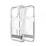 ZAGG iPhone 15 Pro Skal Crystal Palace Snap Kickstand Transparent