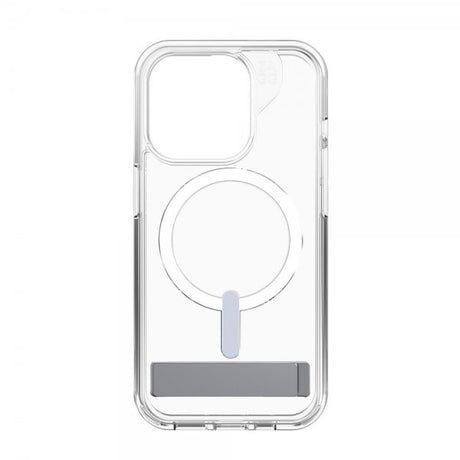 ZAGG iPhone 15 Pro Skal Crystal Palace Snap Kickstand Transparent