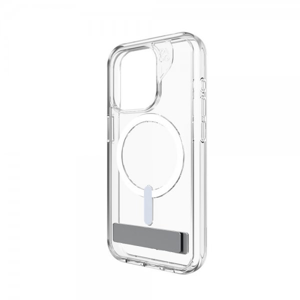 ZAGG iPhone 15 Pro Skal Crystal Palace Snap Kickstand Transparent