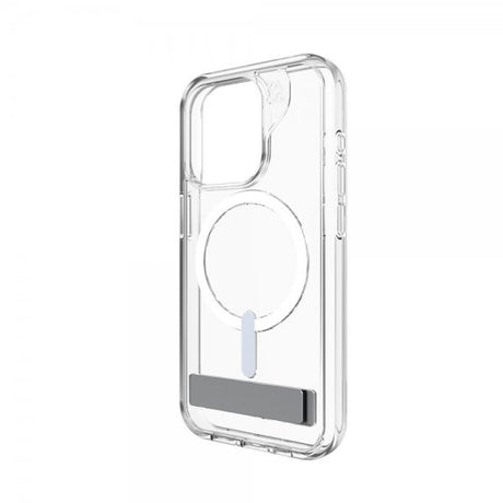 ZAGG iPhone 15 Pro Skal Crystal Palace Snap Kickstand Transparent