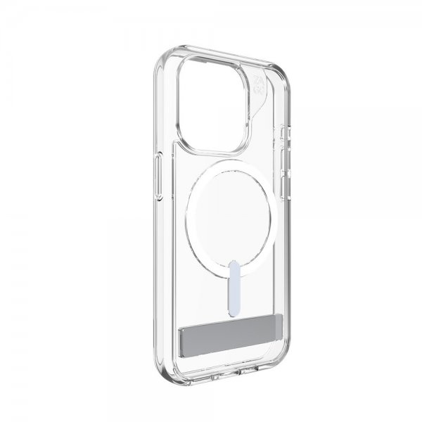 ZAGG iPhone 15 Pro Skal Crystal Palace Snap Kickstand Transparent
