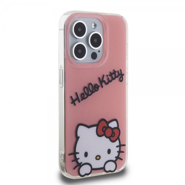 Hello Kitty iPhone 15 Pro Skal Daydreaming Crossbody Rosa