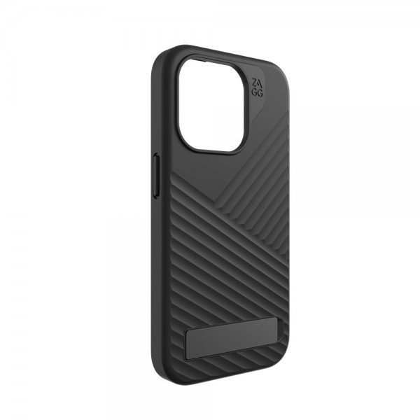 ZAGG iPhone 15 Pro Skal Denali Snap Kickstand Svart