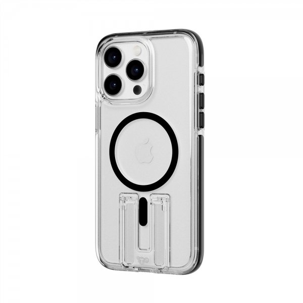 Tech21 iPhone 15 Pro Skal Evo Crystal Kick MagSafe Clear/Black