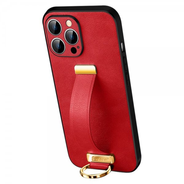 Sulada iPhone 15 Pro Skal Fashion Series Röd