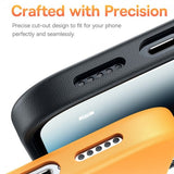 Baseus iPhone 15 Pro Skal Fauxther Series MagSafe Svart