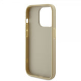 Guess iPhone 15 Pro Skal Fixed Glitter Guld