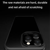 X-Level iPhone 15 Pro Skal Frostad Transparent Svart