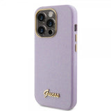 Guess iPhone 15 Pro Skal Full Glitter Wrapped Lilac