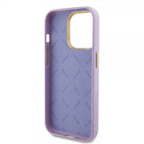 Guess iPhone 15 Pro Skal Full Glitter Wrapped Lilac
