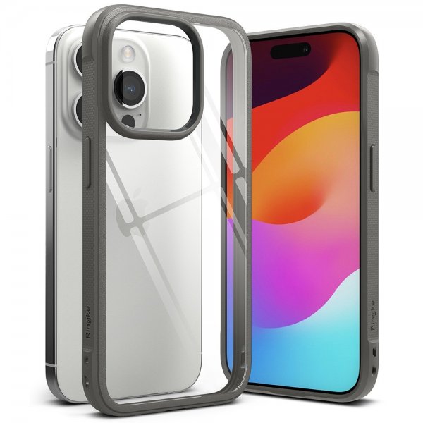 Ringke iPhone 15 Pro Skal Fusion Bold Grå