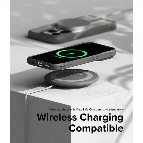 Ringke iPhone 15 Pro Skal Fusion Bold Grå