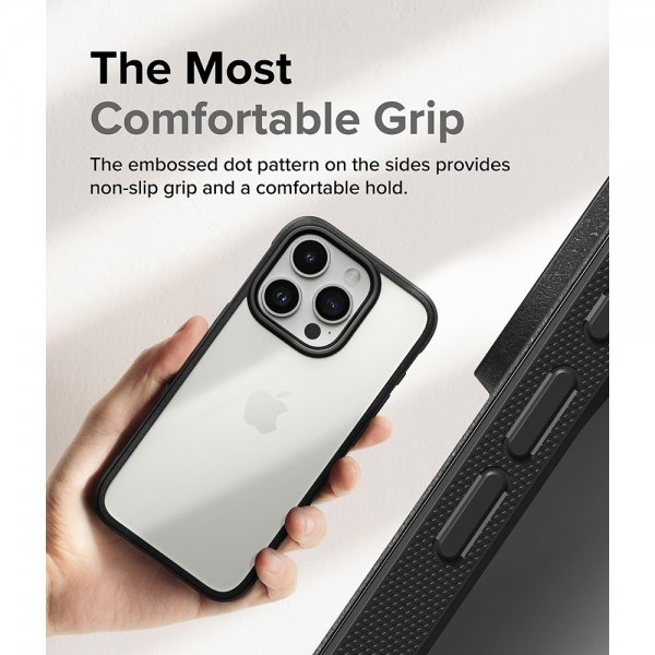 Ringke iPhone 15 Pro Skal Fusion Bold Svart