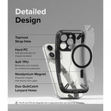 Ringke iPhone 15 Pro Skal Fusion X Magnetic Matte Black