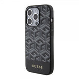 Guess iPhone 15 Pro Skal G Cube MagSafe Svart